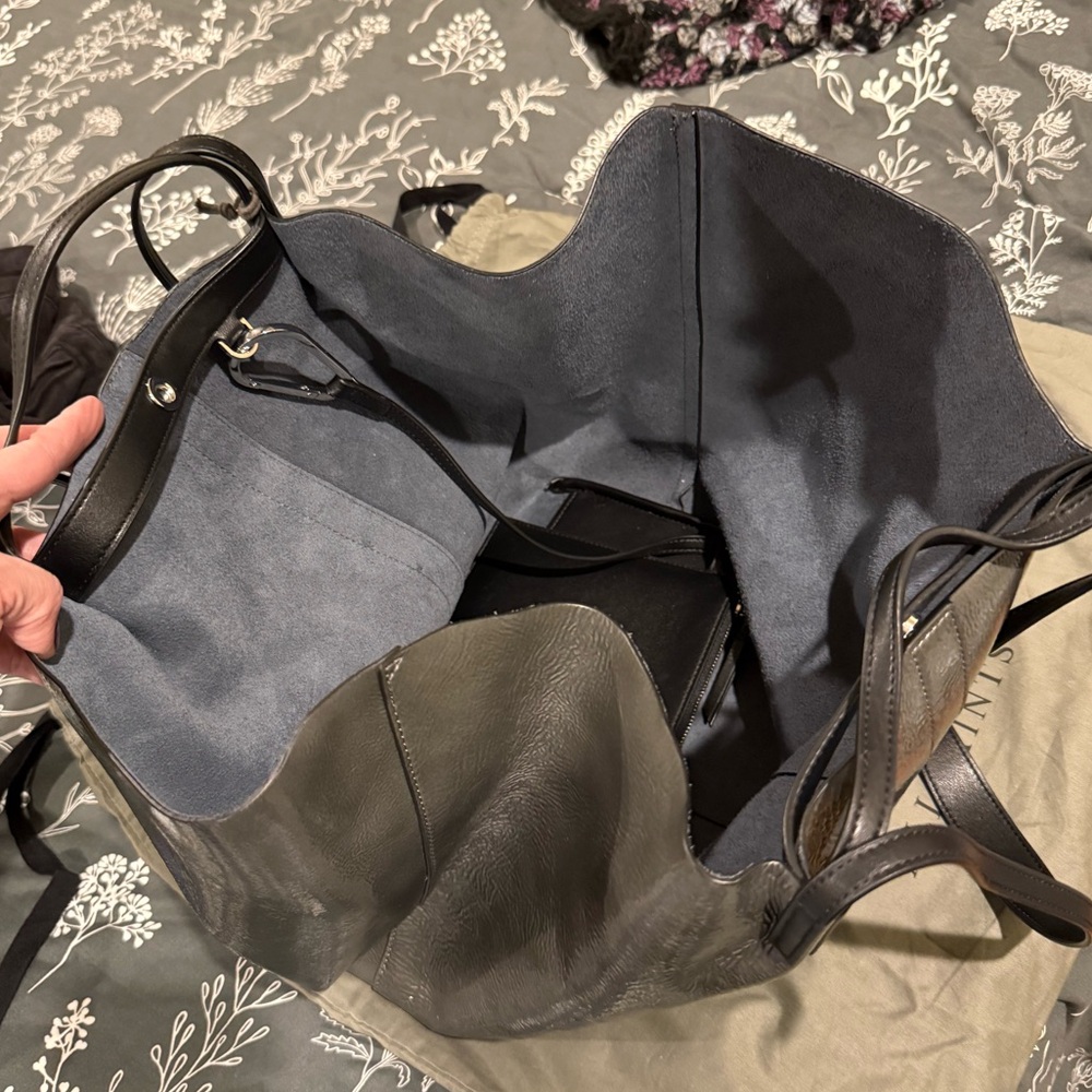 All Saints Hannah Tote- Ash Grey - Picture 5 of 10